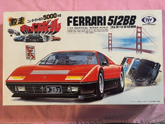 RARE Vintage “Cannonball Run” Ferrari 512BB model car kit, NIB, motorized