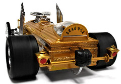 Race Car Custom Built with Ford Mustang Engine Classic Model Carousel GOLD1 18GT