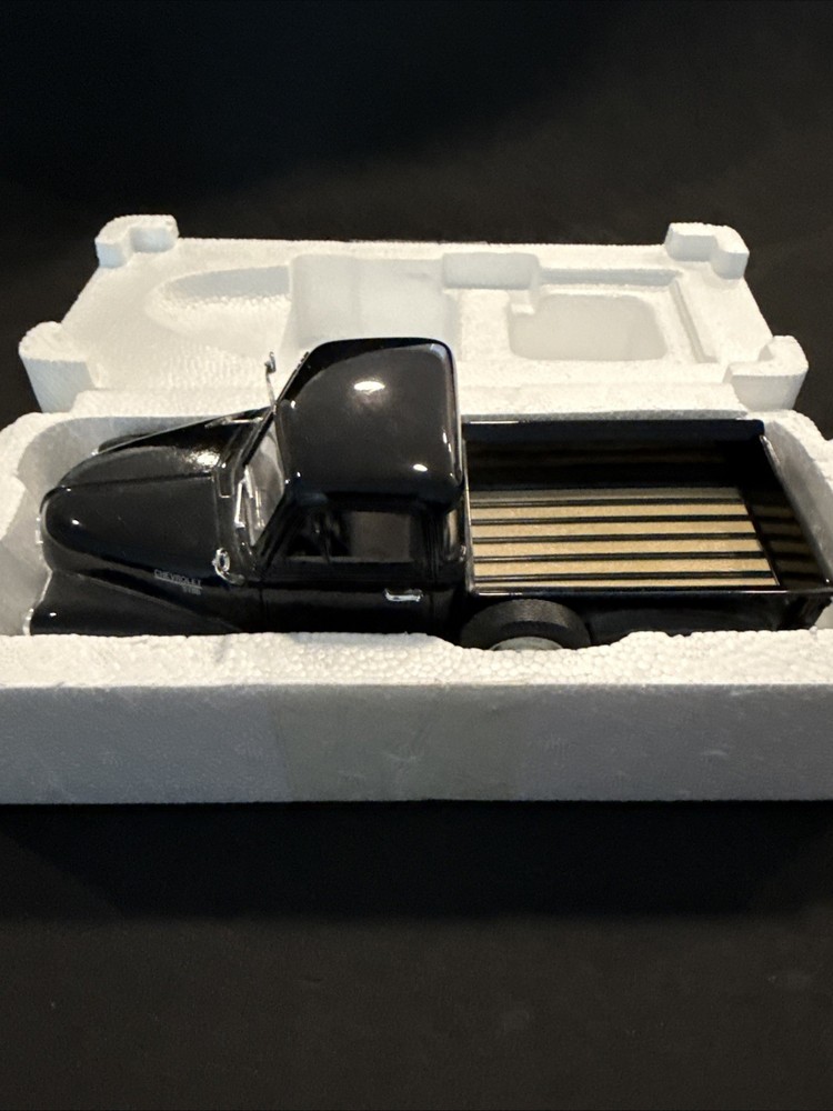 Vintage Scale Model Black 1953 Chevy Pickup 1/24 by Welly