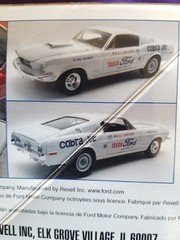 1968 Ford Mustang GT DRAG SLICKS from Revell 1:25 Model Kit 68