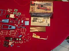 AMT George Barris “Surf Woody” 1/25 scale model kit 1966 issue started Nice box