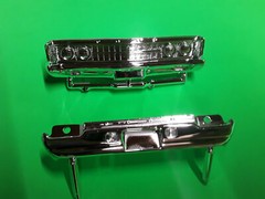 1970 Ford Galaxie 500 1/25 AMT Chrome Grill Bumpers Front Rear Tail Lights
