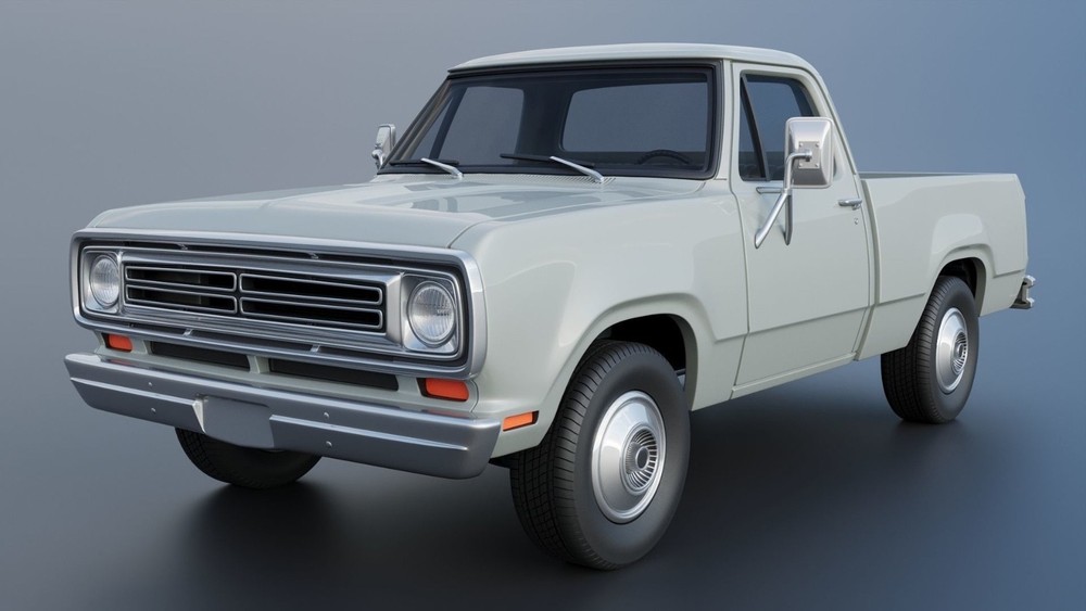 1/25 3d printed 1972 Dodge D100 pickup by Andrey Bezrodny
