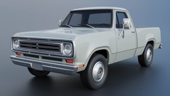 1/25 3d printed 1972 Dodge D100 pickup by Andrey Bezrodny