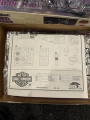 IMEX Harley Davidson Golden Phoenix Chopper 1/12 Motorcycle Model Kit 472
