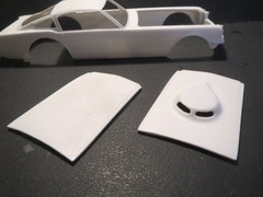 66′ Mustang Longnose AWB 1/25 Resin Body from Fremont Racing Specialties