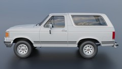 ABS-LIKE RESIN 3D PRINTED 1/25 1987 FORD BRONCO FULL KIT