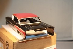 AMT 30245 1/25 Scale 1958 Ford Edsel Pacer Prepainted Plastic Body & Misc. Parts