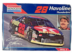 Monogram ERNIE IRVAN #28 Havoline Texaco Ford NASCAR 1996 Box FOR DISPLAY ONLY