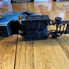 Built Model Car, 1990 Monogram Stock Car STARTED, INCOMPLETE, MODIFIED For Parts