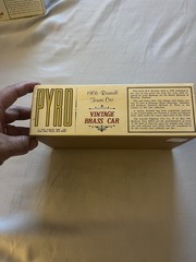 VINTAGE-1967~PYRO~1906 Renault Towne Car Brass Car Model 1:32 Scale C454-125