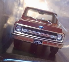 UNUSED CHEVROLET C-10 1970 SCALE DIECAST MODEL 1:43 BROCHURE & BUBBLE