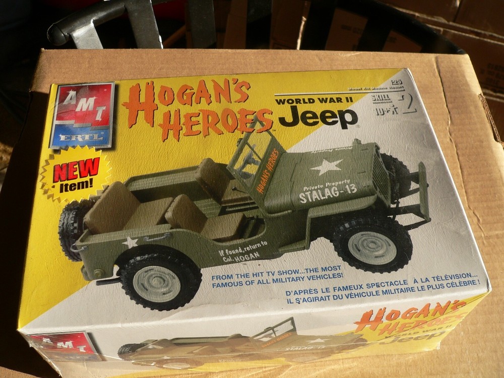 AMT “HOGAN’S HEROS” WW11 JEEP MODEL IN FACTORY SEALED BOX