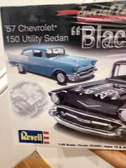 2009 Revell Black Widow Special Ed 1/25 Scale ’57 Chevy 150 Utility Sedan