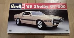 Revell 7161 1969 Mustang Shelby GT-500 BOX ONLY W/ Some parts Item#103-011
