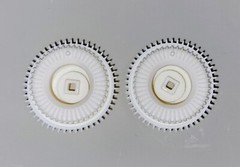 1/8 Scale Wilson Welding finned Backing Plate Monogram Revell big deuce 1/8th