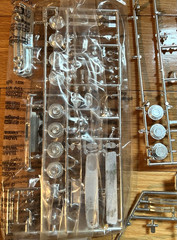 Vintage Model Car Chrome Parts Lot Sprues Trees Original Bags AMT MPC Monogram