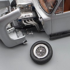 1956 Ford F-100 1/25 Built Model Truck Parts Diorama Display Broken Wheel
