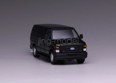 1:64 Scale 596 Police E350 Super Duty Wagon Mini Van Diecast Display Car Model