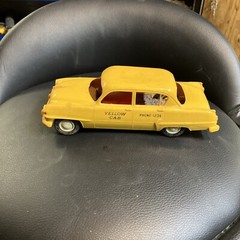 PMC 1954 Plymouth Belvedere Yellow Cab Taxi Dealer Promo Model Toy Car 4 Screw