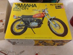 Vintage Revell model Kit Yamaha Enduro Motorcycle DT-parts 1970’s