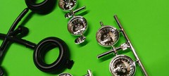 Revell 1/24 1969 Dodge Super Bee 440 Six Pack Chrome Centerline Rim Wheels Tire