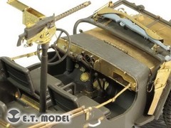 ET Model E35126 1/35 WWII US Willys MB Jeep Detail Up Set for Tamiya 35219