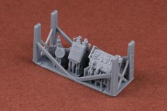 SBS 3D022 1/35 Radio equipment for Sd Kfz 250 Fusprech.f-1943 3d print resin kit