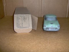 1955 Oldsmobile Olds Banthrico PROMOTIONAL promo MODEL bank with box Chartreuse!