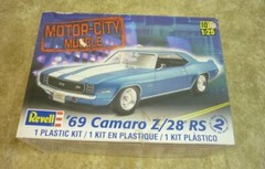 Revell 69 Camaro Z/28 RS 1:25 Model Car Kit Partially Assembled AS-IS 25E026