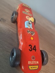 Vintage Pinewood Derby Race Car 1960s Racer Pro Decals