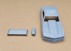 ABS-LIKE RESIN 3D PRINTED 1/18 1969 CHEVY CAMARO OUTLAW, SUPER GAS PRO BODY