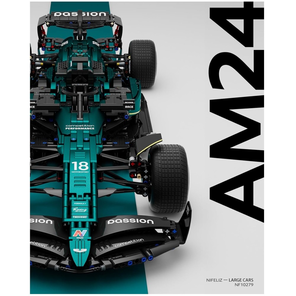 AM24 Formula 1 Racing Car Building Set, 1:8 Scale”