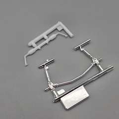 Revell 1/24 1966 66 Chevrolet Malibu SS Parts Kitbash Chrome Front Suspension