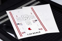 1992 #28 – 1:24 Scale Davey Allison – 7up Waterslide Decals