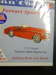 GLENCOE #3604 MINIKITS JAGUAR XK120 AND FERRARI IN 1/72ND SCALE (NEW IN BOX)