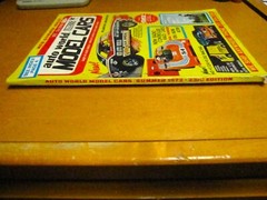 VINTAGE 1972 AUTO WORLD CATALOG SUMMER 23RD EDITION MODEL CARS, SLOT CARS, ETC.