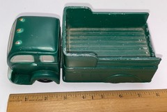 1949 WHITE 3000 Stake Truck Promo 1/28 NATIONAL PRODUCTS Green VF-XLNT TipUp COE