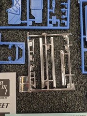 1966 66 Chevy II Nova Pro Street 1/25 Scale Model Parts Lot wide wheel well #2
