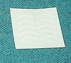 McLaren Mercedes MP4/13 F1 Tamiya 1/20 Tires Poly Caps Transfer Markings