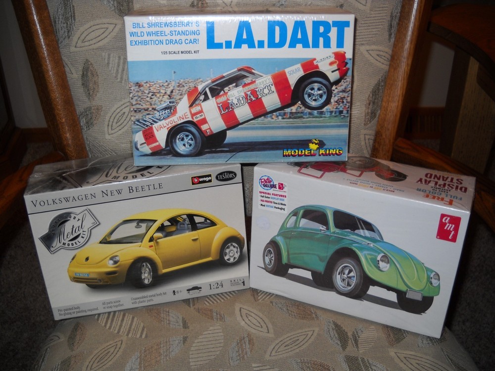 😎😎-BURAGO & AMT & MODEL KING–LOT of 3 MODEL KITS***SEE BELOW for DETAILS😎😎