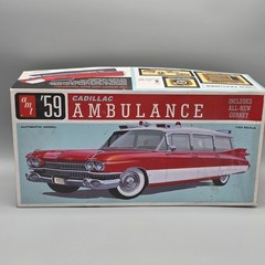 AMT 1/25 1959 Cadillac Ambulance Parts Kitbash Metal Axles