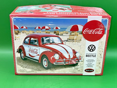 Polar Lights 2020 Volkswagon Beetle Coca-Cola 1/25 Sealed Snap-It Model Kit