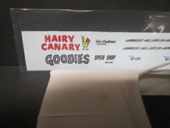 Hairy Canary 66′ Valiant AWB 1/25 Decal from Fremont Racing Specialties