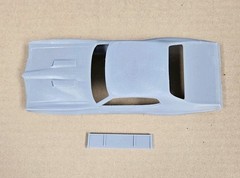 ABS-LIKE RESIN 3D PRINTED 1/25 1970 PONTIAC GTO OUTLAW DRAG BODY