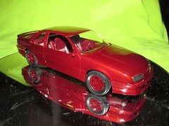 1990 Chevrolet BERETTA 90 Dealer Promo red LOOSE DISPLAY PIECE
