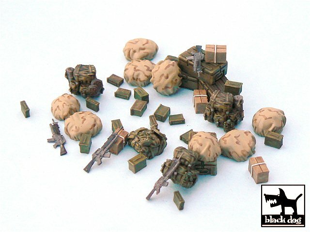 Black Dog 1/48 US Modern Soldier’s Equipment and Accessories Set No.2 T48036