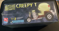 1996 AMT Monster Rods #8581 Creepy T Glow In The Dark Model Kit Factory Sealed
