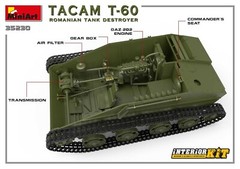 MiniArt 1/35 35230 WWII Romanian Tacam T-60 Tank Destroyer (Interior Kit)