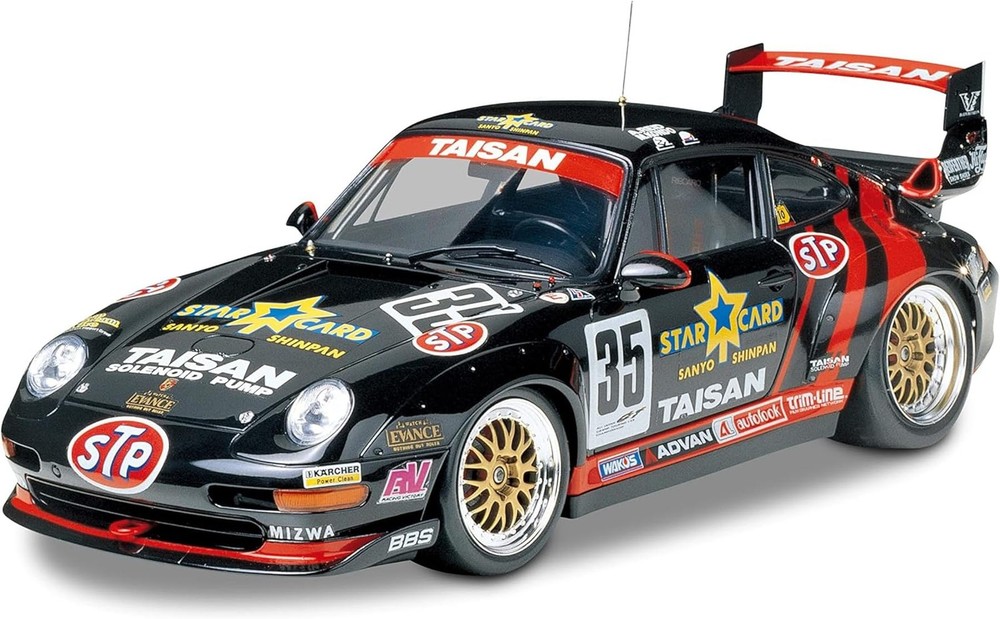 TAMIYA 1/24 Sports Car Series No.175 Taisan Star Card Porsche 911 GT2 Plastic Mo